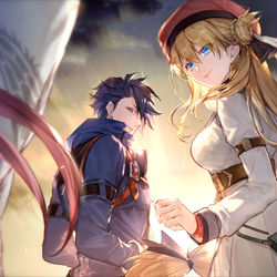 This is a pixiv picture whose title is 黎.