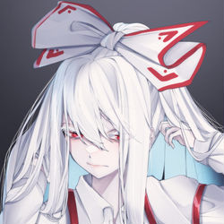 This is a pixiv picture whose title is 妹紅さん.