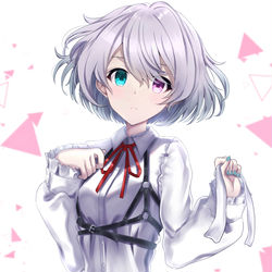 This is a pixiv picture whose title is ショートカットのニーゴミクちゃん.