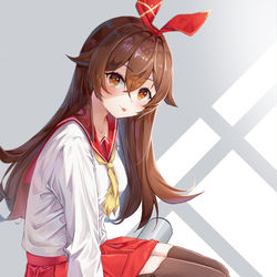This is a pixiv picture whose title is 原神 安柏.