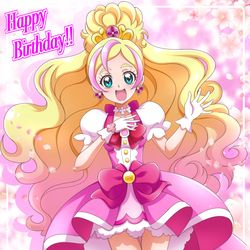 This is a pixiv picture whose title is キュアフローラ生誕祭2021.