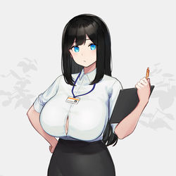 This is a pixiv picture whose title is 💙.