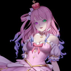 This is a pixiv picture whose title is 姫森ルーナ.