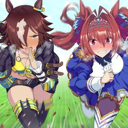 This is a pixiv picture whose title is ウオッカ・ダスカ.