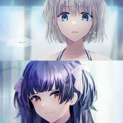 This is a pixiv picture whose title is 冬優子とあさひとふゆめい.