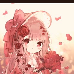 This is a pixiv picture whose title is 🌹.