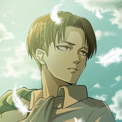 This is a pixiv picture whose title is 羽根.