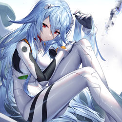 This is a pixiv picture whose title is 綾波.