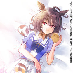 This is a pixiv picture whose title is おいで、モルモット君！【日刊桐沢】.