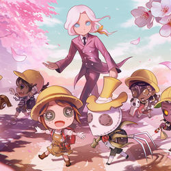 This is a pixiv picture whose title is 入学式【第五人格】.