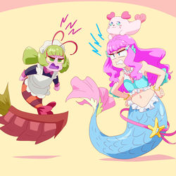 This is a pixiv picture whose title is やってくる！.