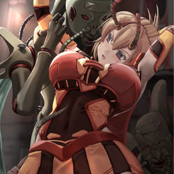 This is a pixiv picture whose title is 火吹節拘束３.