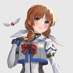 This is a pixiv picture whose title is おさげの高町という可能性.