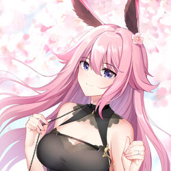 This is a pixiv picture whose title is 樱落❀.