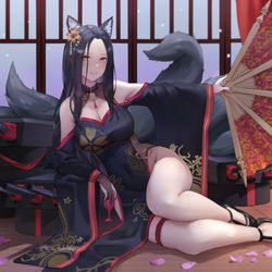 This is a pixiv picture whose title is 武蔵.