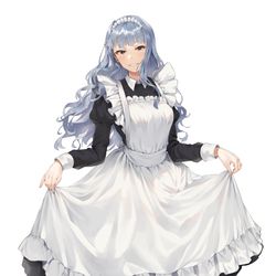 This is a pixiv picture whose title is メイドお姫様.