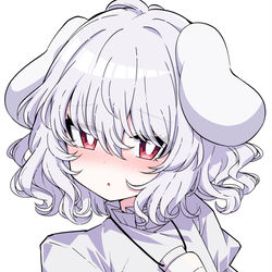 This is a pixiv picture whose title is 白うさぎ.