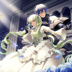 This is a pixiv picture whose title is 初音ミクシンフォニー2019-カンタレラ.