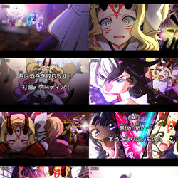 This is a pixiv picture whose title is 護法少女☆オニキュア【次回予告】その１７&１８.