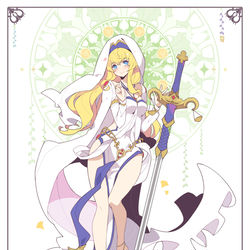 This is a pixiv picture whose title is 女神官ちゃん.