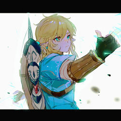 This is a pixiv picture whose title is 【BOTW log1】.