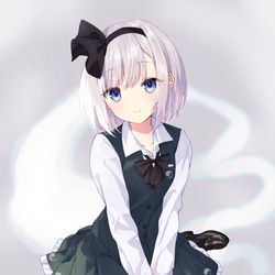 This is a pixiv picture whose title is 妖夢.