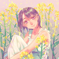 This is a pixiv picture whose title is 春菜.