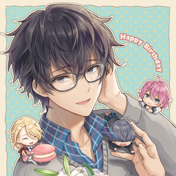 This is a pixiv picture whose title is 燈誕生祝い.