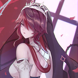 This is a pixiv picture whose title is ロサリア.