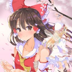 This is a pixiv picture whose title is 桜 super love.