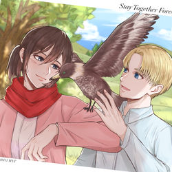 This is a pixiv picture whose title is Stay Together Forever..