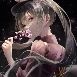 This is a pixiv picture whose title is 千本桜.
