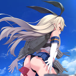 This is a pixiv picture whose title is 島風.