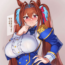 This is a pixiv picture whose title is ダイワスカーレット.