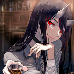 This is a pixiv picture whose title is 「…！」の瞬間.