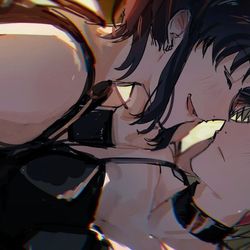 This is a pixiv picture whose title is 😳.