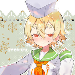 This is a pixiv picture whose title is セーラー水着イトくん.