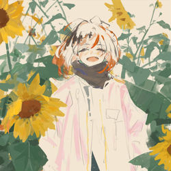 This is a pixiv picture whose title is 塗鴉.