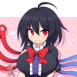 This is a pixiv picture whose title is 巨乳ぬえちゃん.