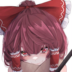 This is a pixiv picture whose title is 霊夢さん.