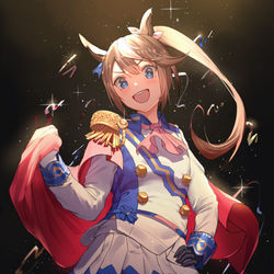 This is a pixiv picture whose title is トウカイテイオー.