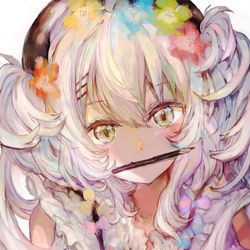 This is a pixiv picture whose title is いろをさがして.