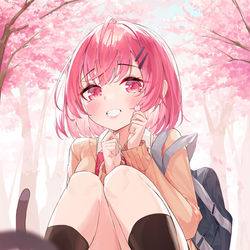 This is a pixiv picture whose title is 桜.
