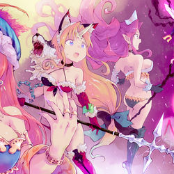 This is a pixiv picture whose title is ラスボスがシャルロットのルート.