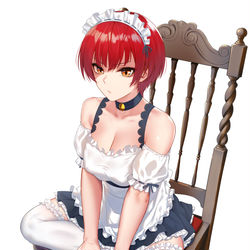 This is a pixiv picture whose title is やんちゃなメイド.