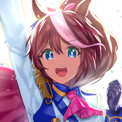 This is a pixiv picture whose title is トウカイテイオー.