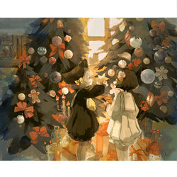 This is a pixiv picture whose title is ファーストノエル.