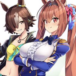This is a pixiv picture whose title is ダスカとウオッカ.