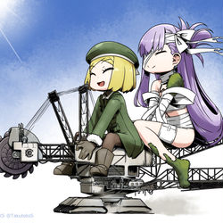 This is a pixiv picture whose title is 異聞帯で資源採掘.