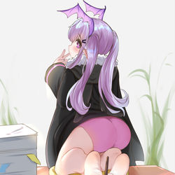This is a pixiv picture whose title is 博士，等......等一下.